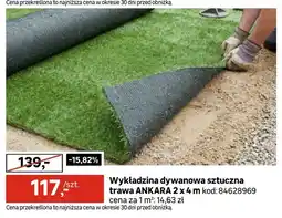 Leroy Merlin Wykładzina dywanowa sztuczna trawa ANKARA 2x4m oferta