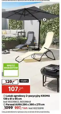 Leroy Merlin Parasol AURA 290x390x275cm oferta