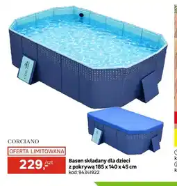 Leroy Merlin Basen składany dla dzieci z pokrywą CORCIANO 185x140x45cm oferta