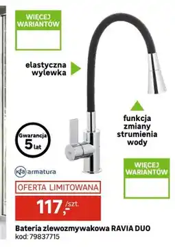 Leroy Merlin Bateria zlewozmywakowa RAVIA DUO oferta