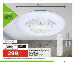 Leroy Merlin Lampowentylator KILI LED oferta