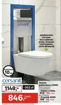 Leroy Merlin Zestaw podtynkowy XENO cersanit deska wypinana, wolnoopadająca oferta