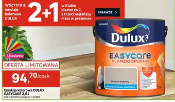 Leroy Merlin Emulsja kolorowa DULUX EASYCARE oferta