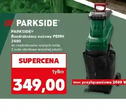 Kaufland Rozdrabniacz nożowy PEMH 2400 Parkside 2400W 2 noże obrotowe oferta