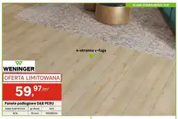 Leroy Merlin Panele podłogowe DĄB PERU WENINGER klasa ścieralności AC6 grubość 10mm oferta