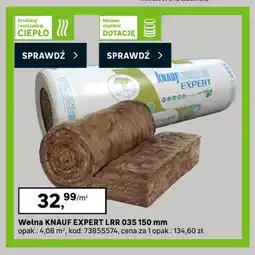 Leroy Merlin Wełna KNAUF EXPERT LRR 035 150mm oferta