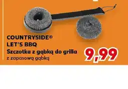 Kaufland Szczotka z gąbką do grilla z zapasową gąbką COUNTRYSIDE LET'S BBQ oferta