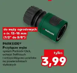 Kaufland Przyłącze węża PARKSIDE do węży ogrodowych o śr. 13-15mm (1/2 do 5/8) oferta
