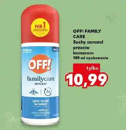 Kaufland Suchy aerozol przeciw komarom OFF! Family Care oferta
