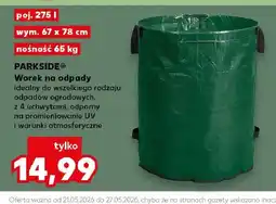 Kaufland Worek na odpady Parkside 275l 67x78cm oferta