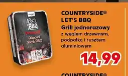 Kaufland Grill jednorazowy z węglem drzewnym, podpałką i rusztem aluminiowym COUNTRYSIDE LET'S BBQ oferta