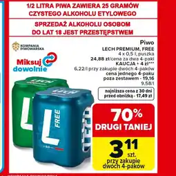Carrefour Piwo Lech oferta