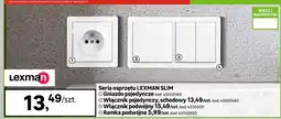 Leroy Merlin Gniazdo pojedyncze Lexman Slim oferta