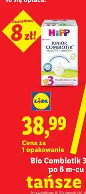 Lidl Mleko zastępcze Junior Combiotik oferta