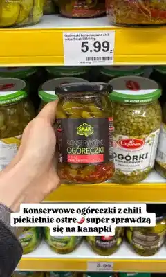 Dino Ogóreczki konserwowe z chili ostre Smak oferta