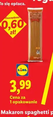 Lidl Makaron spaghetti oferta