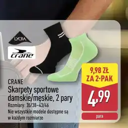 ALDI Skarpety sportowe Crane oferta