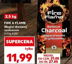 Kaufland Węgiel drzewny Fire & Flame oferta