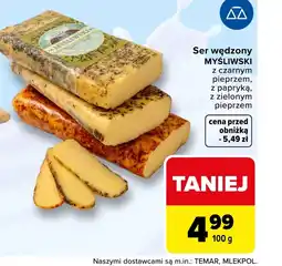Carrefour Ser wędzony Mlekpol oferta