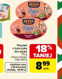 Carrefour Market Pasztet Rio Mare oferta