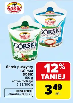 Carrefour Market Serek śmietankowy Sobik oferta