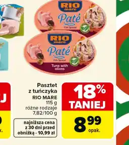 Carrefour Pasztet Rio Mare oferta