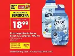 Biedronka Płyn do płukania Lenor oferta