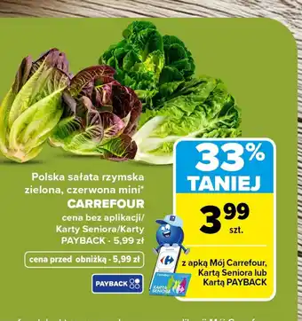 Carrefour Market Sałata rzymska Carrefour oferta