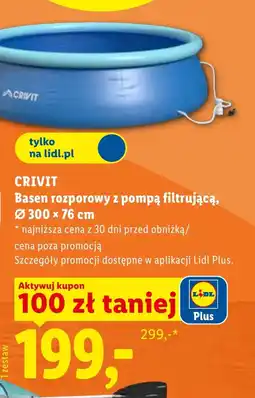 Lidl Basen Crivit oferta