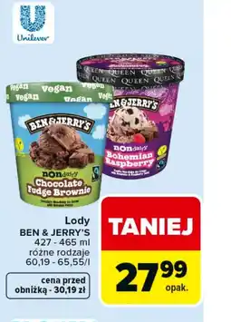 Carrefour Market Lody Ben & Jerry's oferta