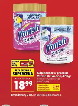 Biedronka Odplamiacz Vanish oferta