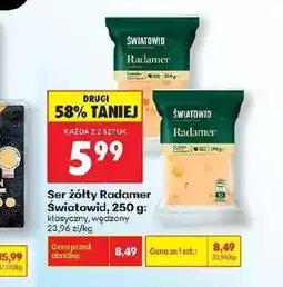 Biedronka Ser Światowid oferta