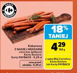 Carrefour Market Kabanosy Z Naszej Wędzarni oferta