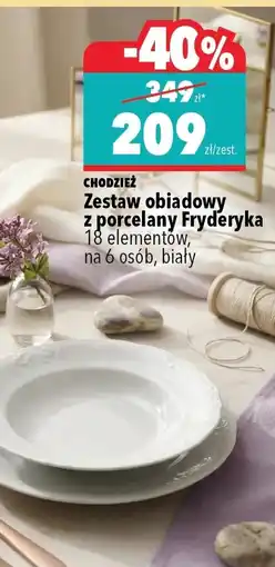 Biedronka Zestaw obiadowy Chodzież oferta