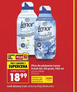 Biedronka Płyn do płukania Lenor oferta