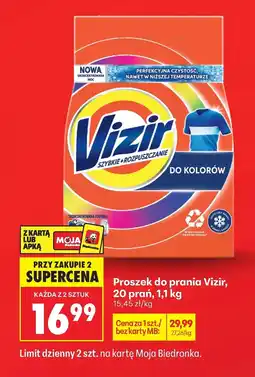 Biedronka Proszek do prania Vizir oferta
