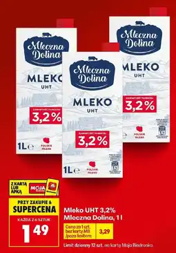 Biedronka Mleko Mleczna Dolina oferta