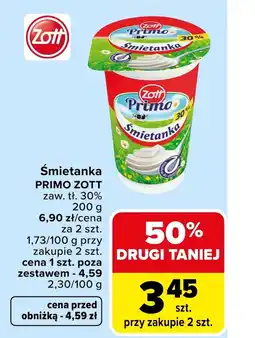 Carrefour Śmietanka Primo oferta