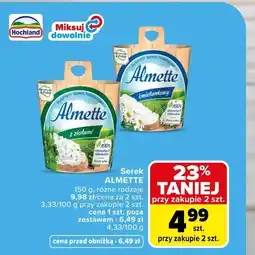 Carrefour Serek twarogowy Almette oferta