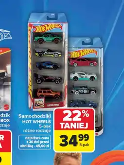 Carrefour Samochodziki Hot Wheels oferta