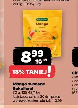 Netto Suszone mango Bakalland oferta