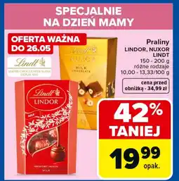 Carrefour Praliny Lindor oferta