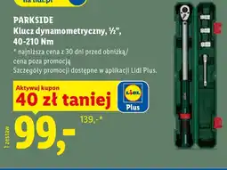 Lidl Klucz dynamometryczny Parkside oferta