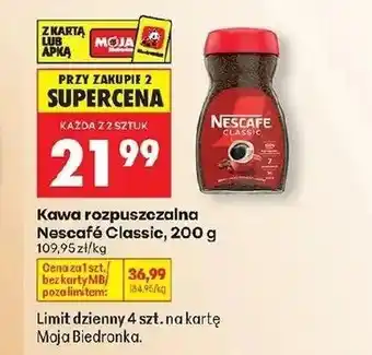 Biedronka Kawa rozpuszczalna Nescafe oferta