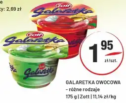 Sedal Galaretka owocowa zott oferta