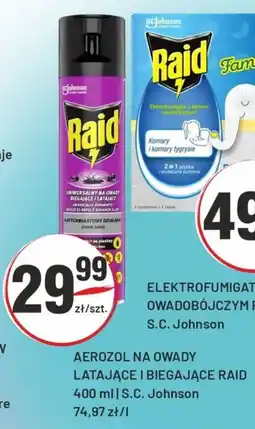 Sedal Aerozol na owady latające i biegające raid s.c. johnson oferta