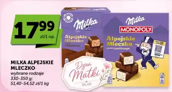 Groszek Milka alpejskie mleczko oferta