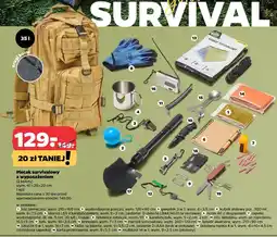 Netto Plecak survivalowy z wyposażeniem oferta