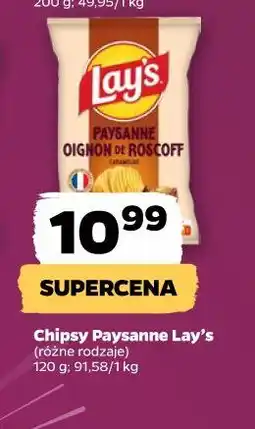 Netto Chipsy Paysanne Lay's (różne rodzaje) oferta