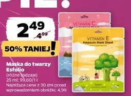 Netto Maska do twarzy Esfolio (różne rodzaje) oferta